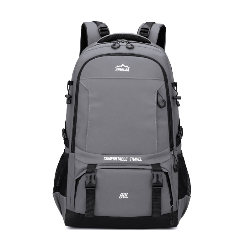 Nový outdoorový batoh pre turistiku s veľkou kapacitou na dlhé cesty, unisex, nepremokavý nylon