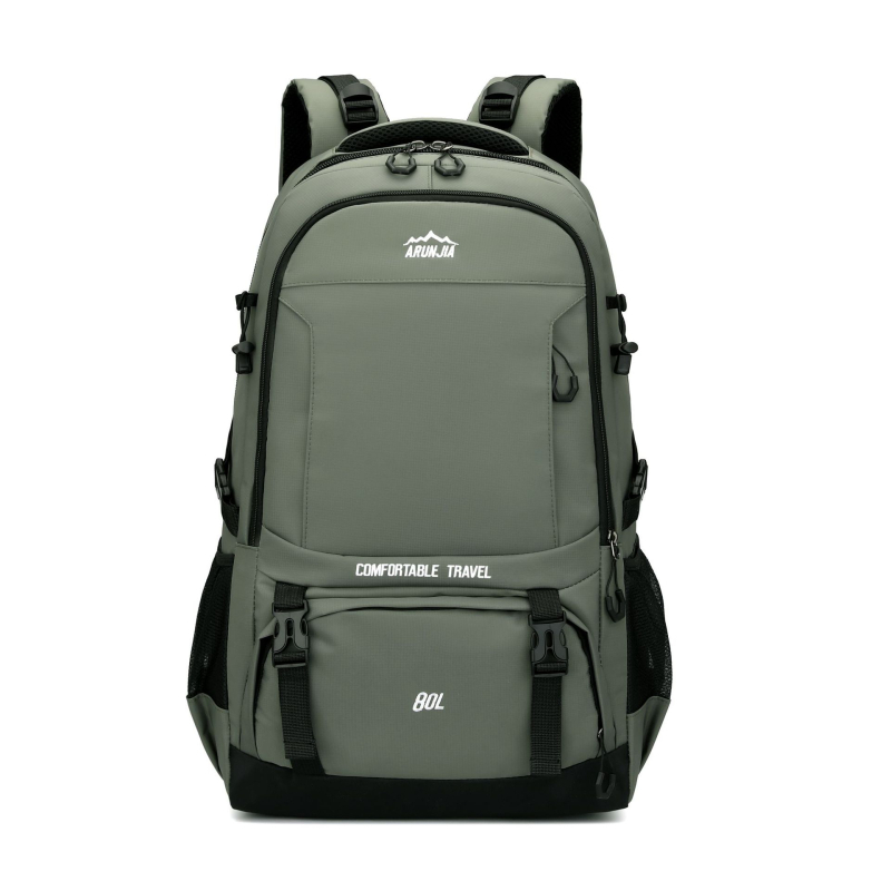 Nový outdoorový batoh pre turistiku s veľkou kapacitou na dlhé cesty, unisex, nepremokavý nylon