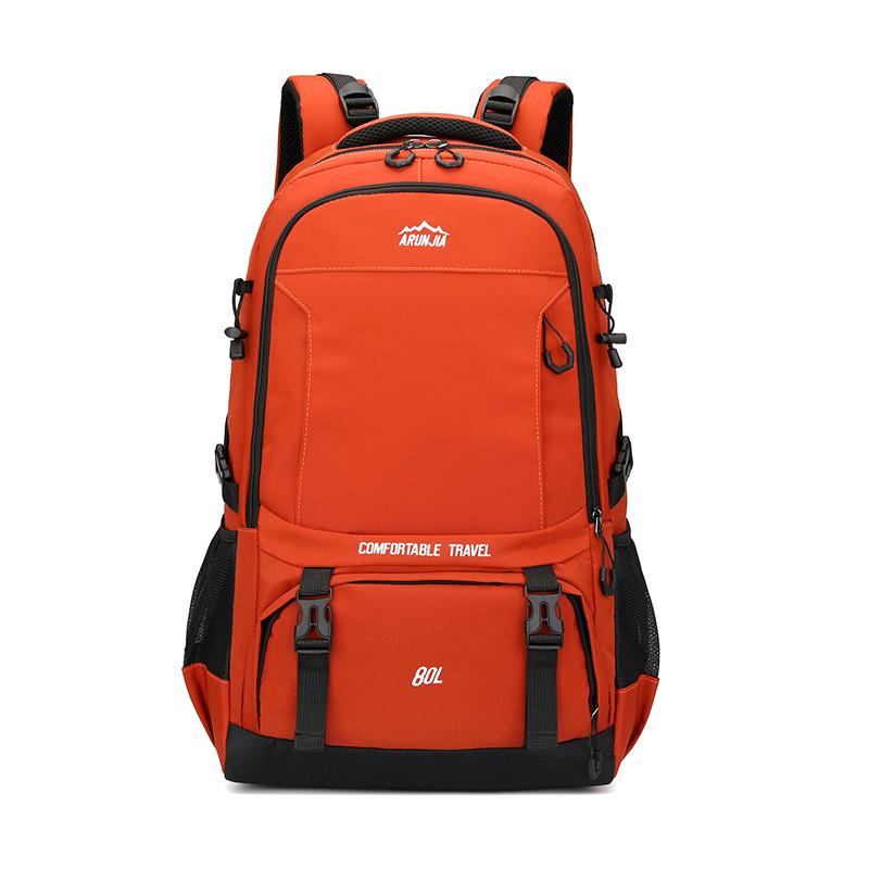 Nový outdoorový batoh pre turistiku s veľkou kapacitou na dlhé cesty, unisex, nepremokavý nylon