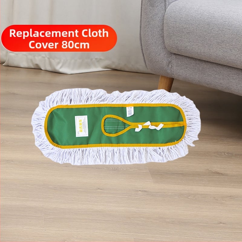 Glava mop s pamuknim vlaknom i zamjenom navlakom, Dust Push, podesiva duljina 40–110 cm, za hotele i urede