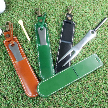 Kožno kućište za golf alat za popravak rupa od nehrđajućeg čelika, prijenosno na pojas