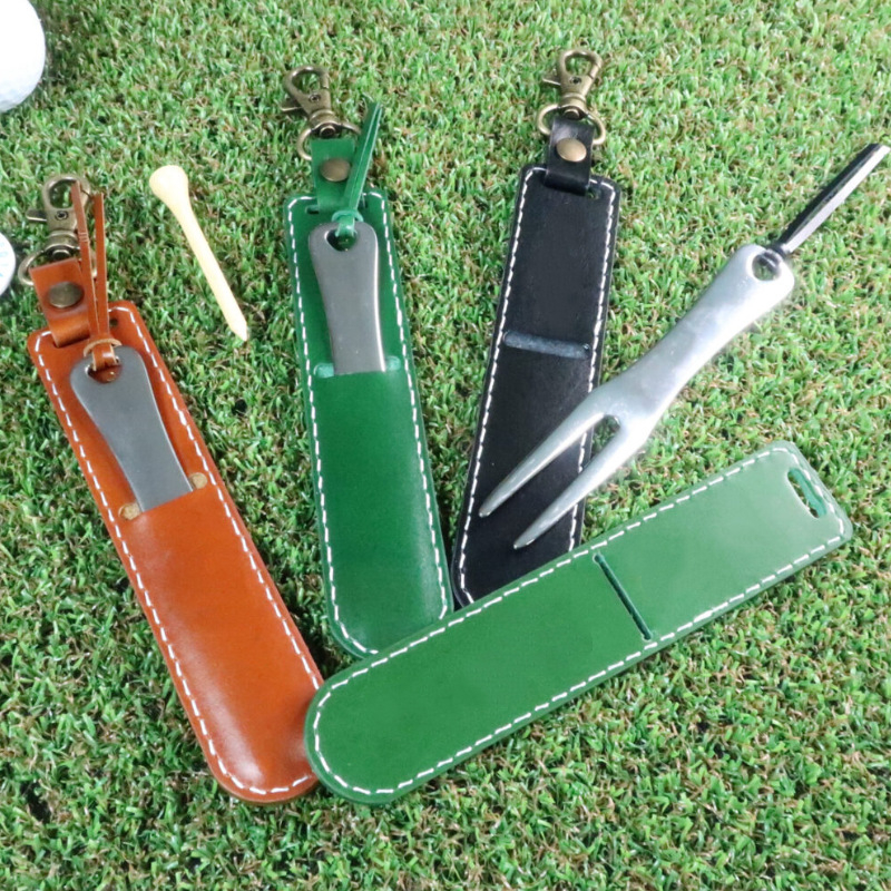 Kožno kućište za golf alat za popravak rupa od nehrđajućeg čelika, prijenosno na pojas