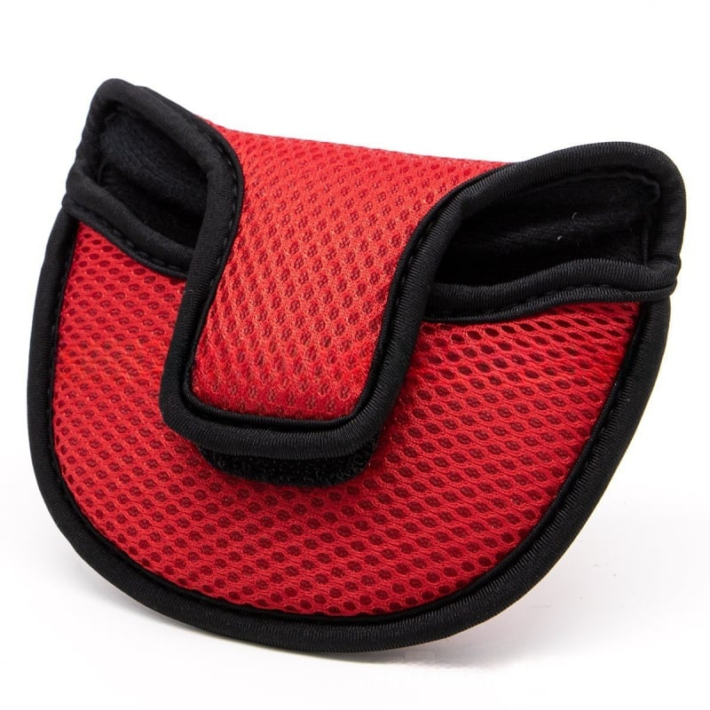 Félkör alakú putter védőtok golfütőhöz, nylon hálós anyag, kopásálló védelem