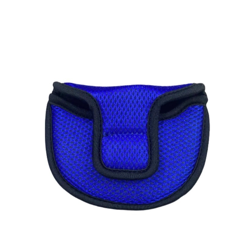 Félkör alakú putter védőtok golfütőhöz, nylon hálós anyag, kopásálló védelem