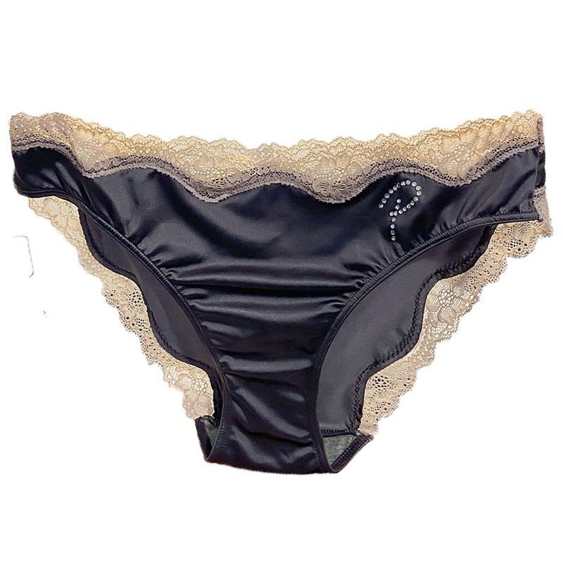 Francuski stil satin čipka, seksi ženske gaćice s niskim strukom, bezšivne