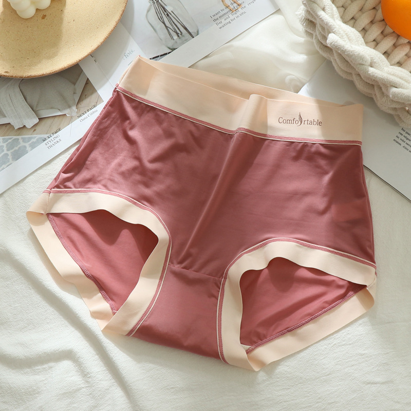 Plus-size jednodelne gaćice od ice silk, visokim strukom, brzo sušeće, bez šavova, oblikovanje trbuha, za fitness i jogu, trokutasti kroj, tanak