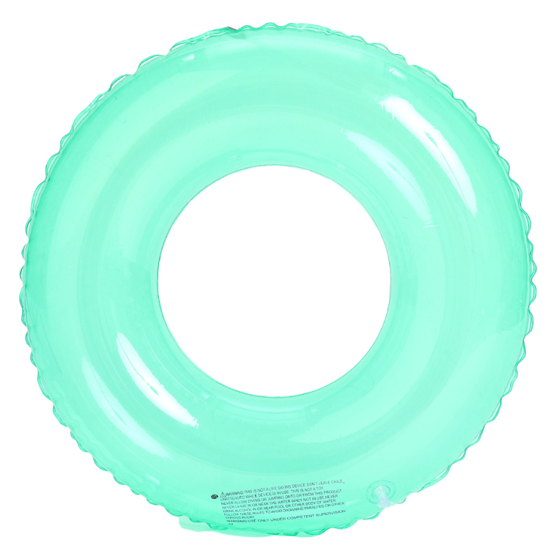 Felnőtt neonfényes fluoreszkáló felfújható úszó gyűrű, vastag PVC, medencébe