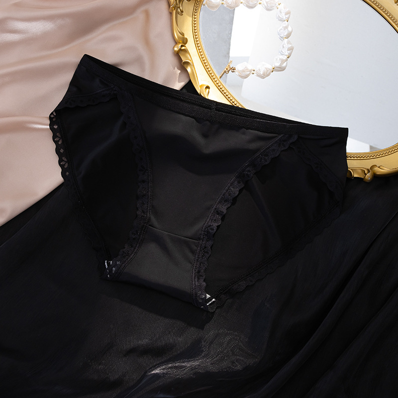 Seksi žensko donje rublje s niskim strukom, pamukom podstava u preponama, ice silk materijal brzog sušenja, dostupno kao bikini gaćice i tanga, plus veličina