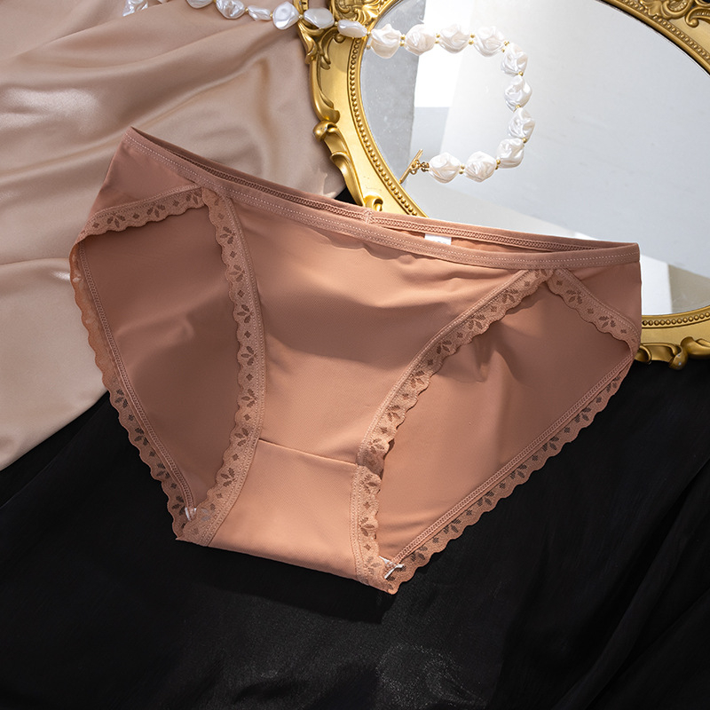 Seksi žensko donje rublje s niskim strukom, pamukom podstava u preponama, ice silk materijal brzog sušenja, dostupno kao bikini gaćice i tanga, plus veličina