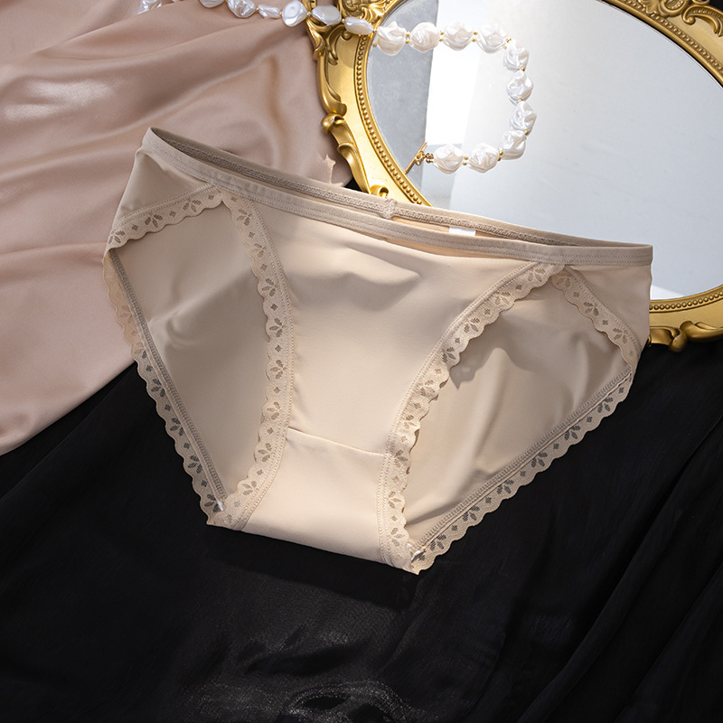 Seksi žensko donje rublje s niskim strukom, pamukom podstava u preponama, ice silk materijal brzog sušenja, dostupno kao bikini gaćice i tanga, plus veličina