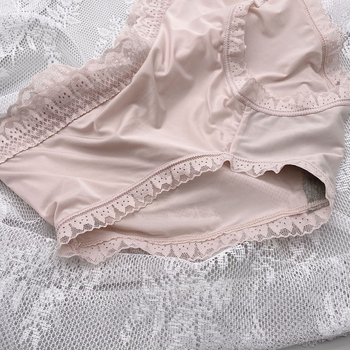 Nova ženska čipkasta gaćice – prozračna, bezšivna, pamuk podstava, Graphene Ice Silk