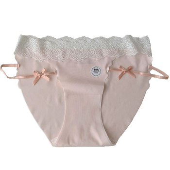 Ženske gaćice od ice silk s čipkom, antibakterijske, niski struk, prozračne, brzo sušeće