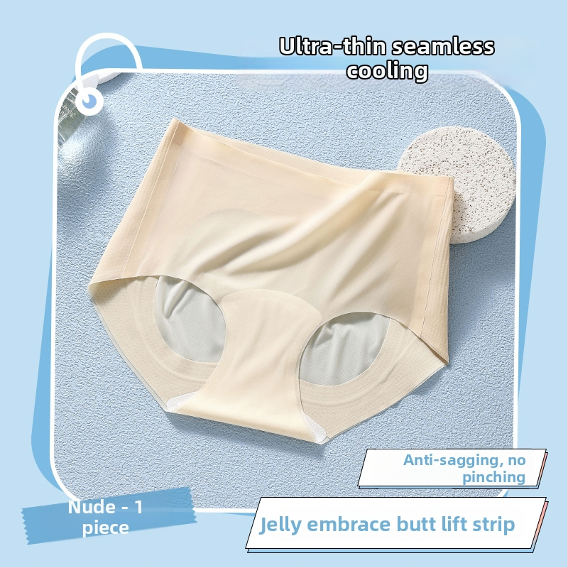 Ženske gaćice Ice Silk Ultra-tanke Jelly, bezšivne, niski struk, trokutasti kroj za podizanje bokova, bez pritiska u preponama