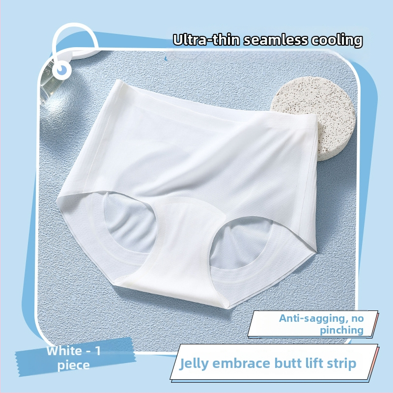 Ženske gaćice Ice Silk Ultra-tanke Jelly, bezšivne, niski struk, trokutasti kroj za podizanje bokova, bez pritiska u preponama