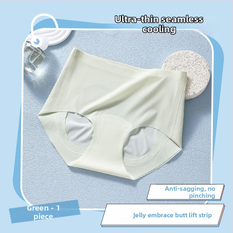 Ženske gaćice Ice Silk Ultra-tanke Jelly, bezšivne, niski struk, trokutasti kroj za podizanje bokova, bez pritiska u preponama
