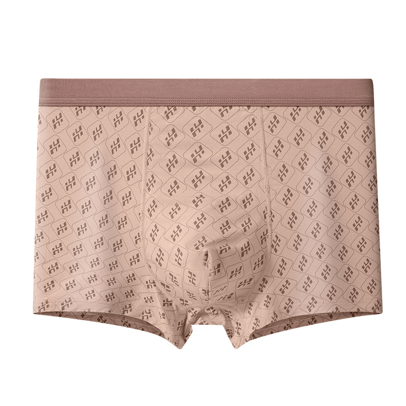 Ljetno muško modalno donje rublje, plus veličina, visoki pojas, boxer briefs, lagani materijal