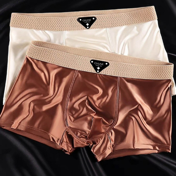 Muške ljetne bokserice od ice silk, luksuznog dizajna, udobne i prozračne, novi model