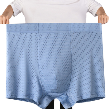 Muške boxerice velikog broja, visokim strukom, Ice Silk, prozračna mrežasta tkanina