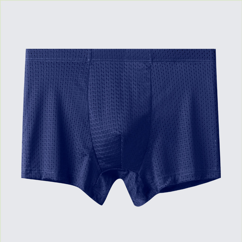 Muške boxerice velikog broja, visokim strukom, Ice Silk, prozračna mrežasta tkanina