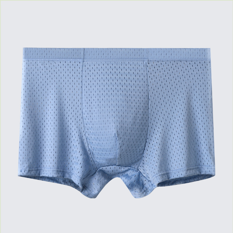 Muške boxerice velikog broja, visokim strukom, Ice Silk, prozračna mrežasta tkanina