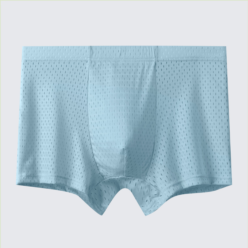 Muške boxerice velikog broja, visokim strukom, Ice Silk, prozračna mrežasta tkanina