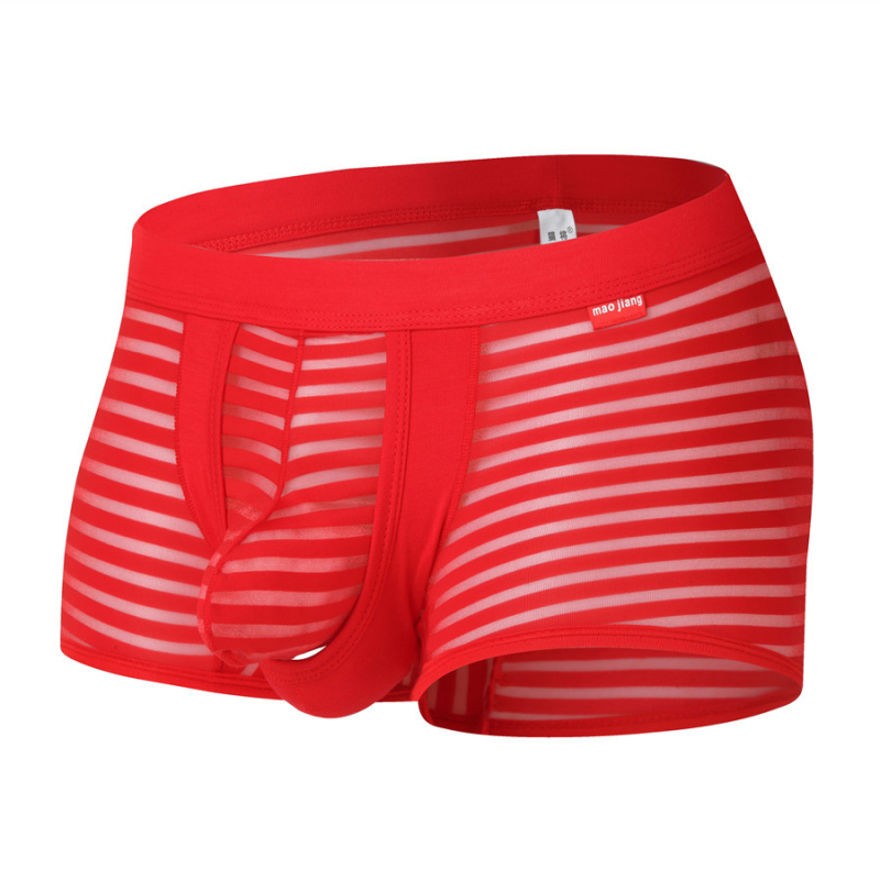 Muške seksi bokserice s prugama od Ice Silk, prozračne, model 2101