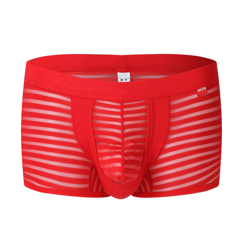 Muške seksi bokserice s prugama od Ice Silk, prozračne, model 2101