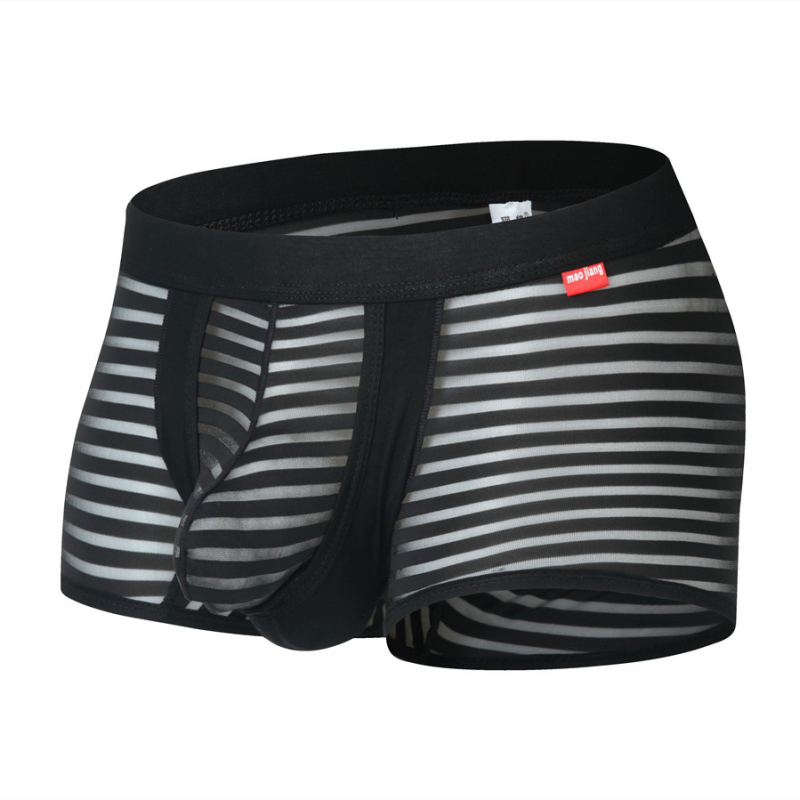 Muške seksi bokserice s prugama od Ice Silk, prozračne, model 2101