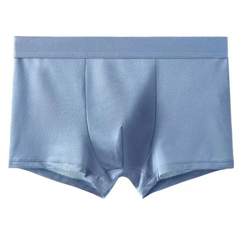 Ljetne muške boxerice od ice silk mreže, prozračne, antibakterijske, lagane i brzo sušeće