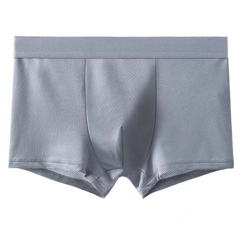Ljetne muške boxerice od ice silk mreže, prozračne, antibakterijske, lagane i brzo sušeće