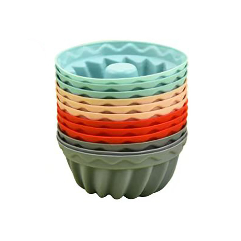 Kružna silikonska kalupa za pečenje – kolači, deserti i pudingi, 6,5×2,8 cm