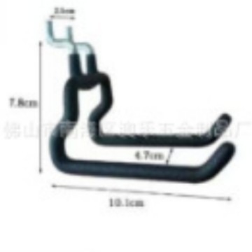 Željezni kuka za perforiranu ploču, dvostruke kuke za alate, nosivost 1–3 kg