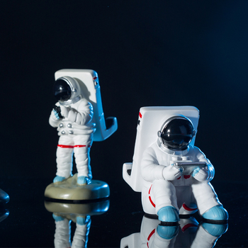 Držač za telefon iPad u obliku astronauta od smole – stolna dekoracija