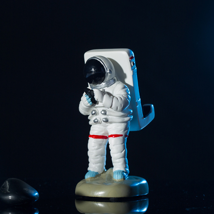 Držač za telefon iPad u obliku astronauta od smole – stolna dekoracija