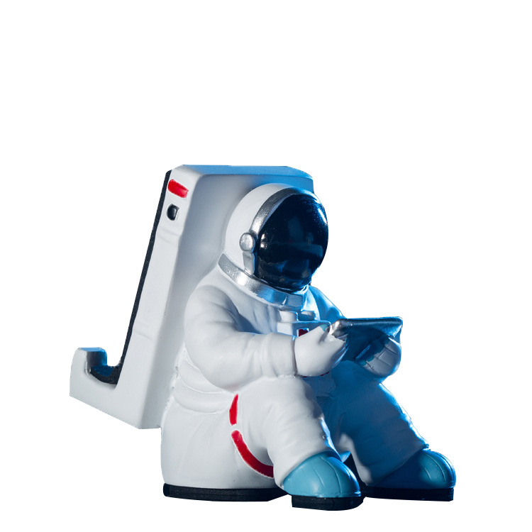 Držač za telefon iPad u obliku astronauta od smole – stolna dekoracija