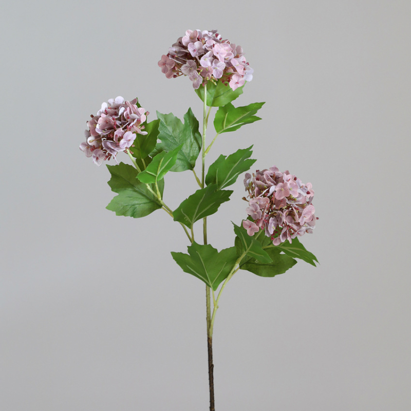 Hortensie artificială cu trei capete, minge decorativă pentru nunți, ședințe foto și decor de casă