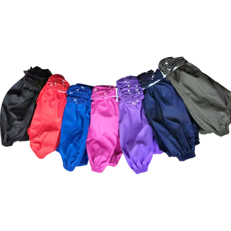 Ispisani mat kožni zaštitni rukavi, unisex, produžena duljina, cvjetni uzorak, šivanje s četiri uboda, za kuhinju i prehrambenu industriju