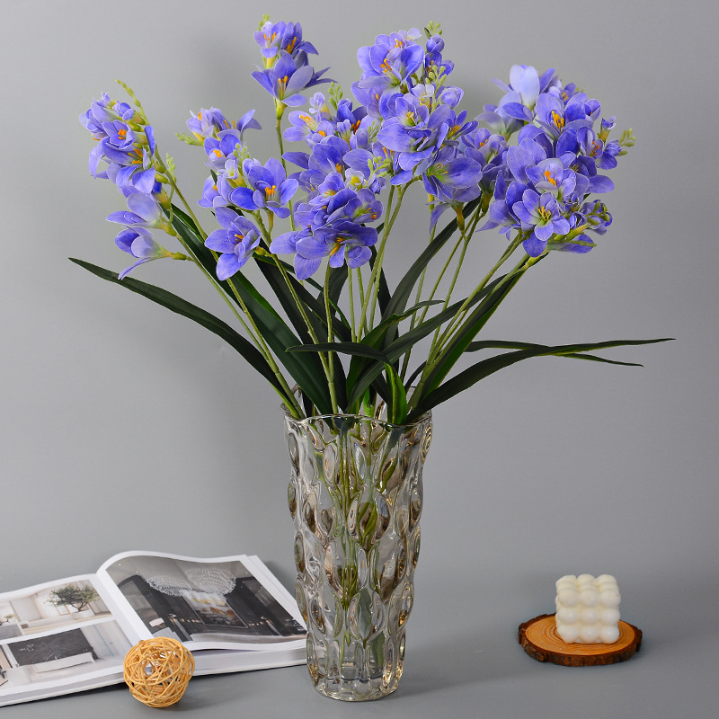 Umjetna orhideja Cymbidium s mekšim dodirom za kućnu stolnu dekoraciju, vjenčanja i rekvizite za fotografije