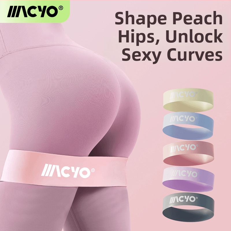Latexový joga pás s elastickým kruhom pre fitnes, odporová guma na posilňovanie, drepy a pretiahnutie