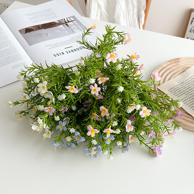 Sedmerokraka gypsophila umjetni cvijet – buket za ukrašavanje dvorane za vjenčanje i dnevnog boravka