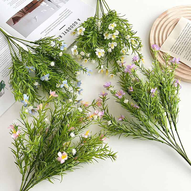 Sedmerokraka gypsophila umjetni cvijet – buket za ukrašavanje dvorane za vjenčanje i dnevnog boravka