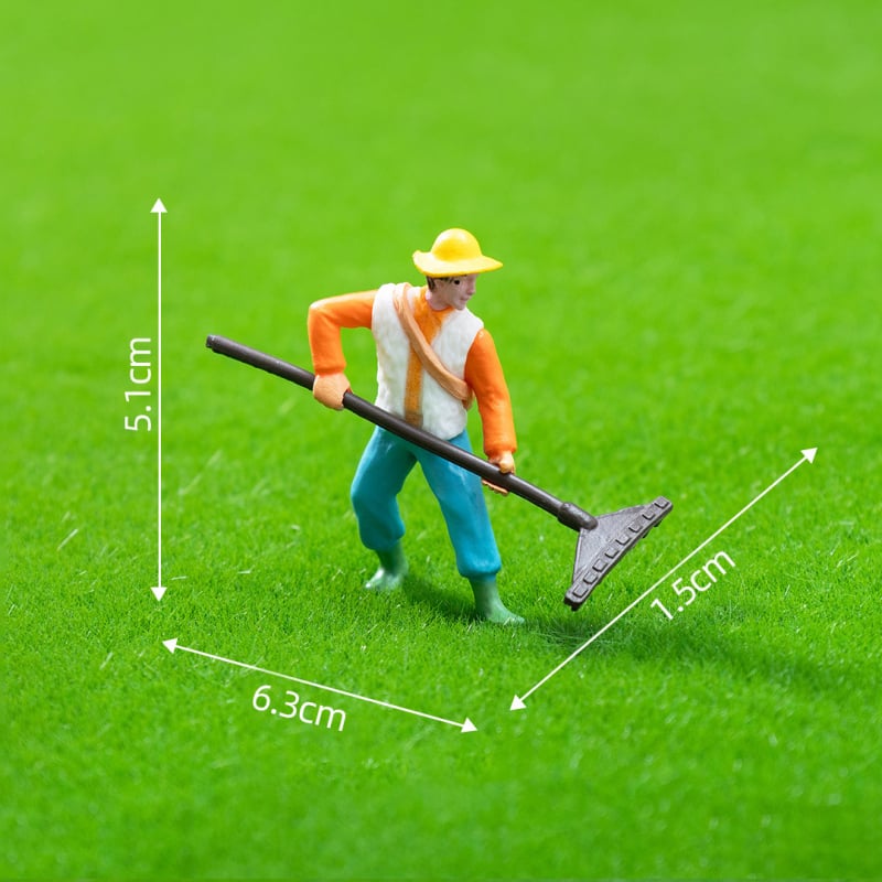 PVC plastične životinje za pejzažni dekor – DIY dekoracija: konj, krava, patka, svinja, koza
