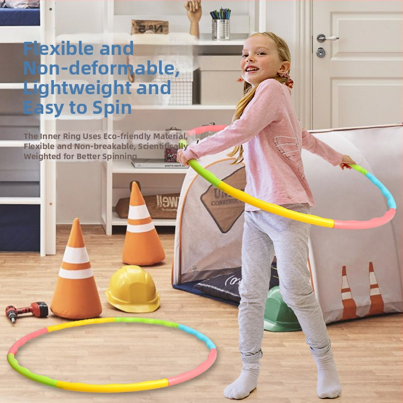 Odnímateľný detský hula hoop, vhodný do škôlky, pre začiatočníkov, vek 4–6 rokov