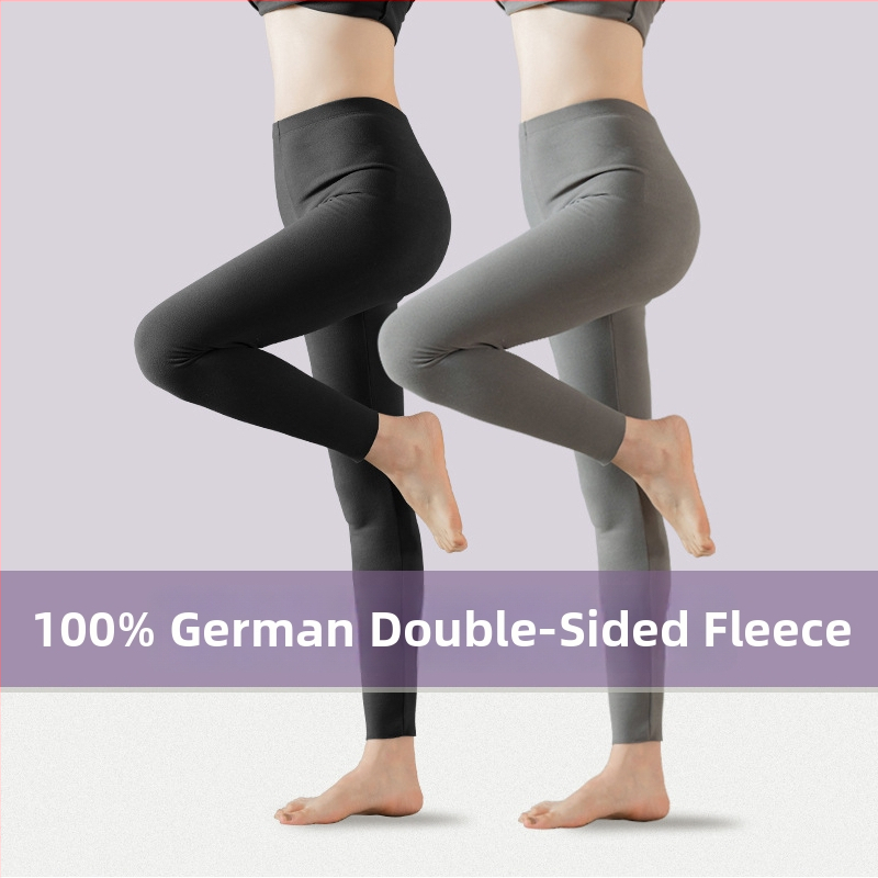Dámske teplé nohavice s flísovou podšívkou, vysoký pás, cropped strih, De Velvet 280g látka