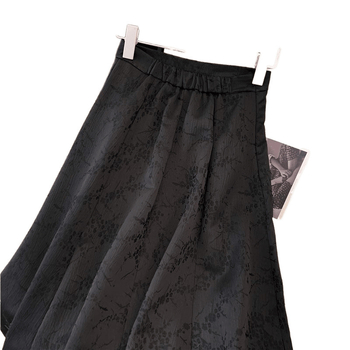 Ženski set s jacquard topom i suknjom, ljeto, plus veličina, elegantan i moderan dvodijelni komplet