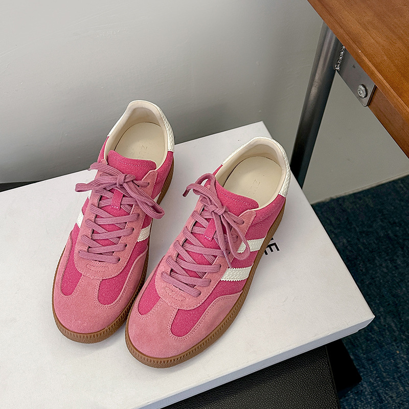 Női bőrből készült magasságot növelő sneakers, 6 cm-es vastag talppal, könnyű sportos mindennapi viselet