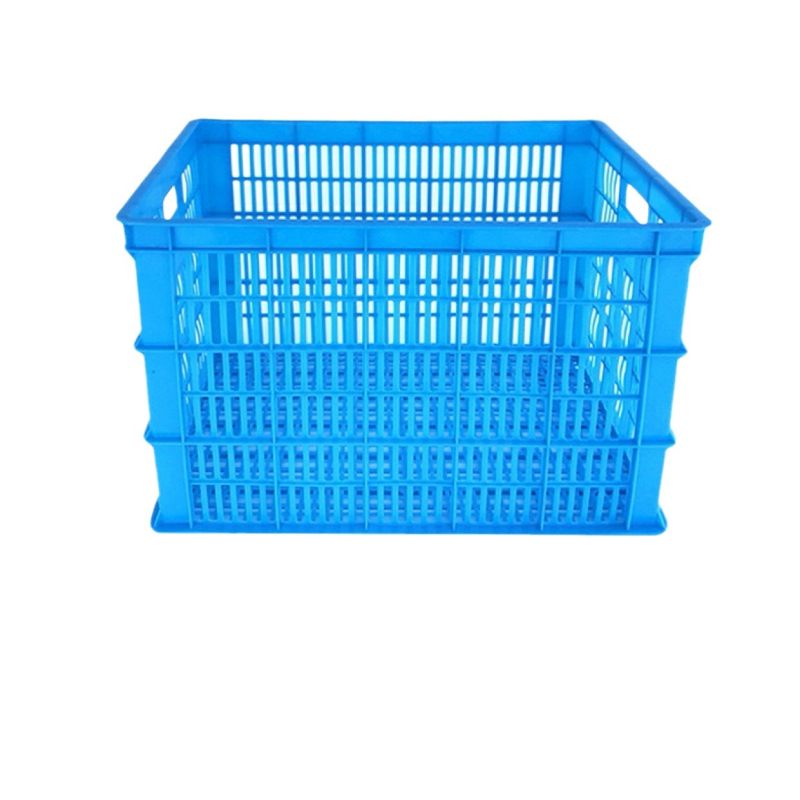 HDPE transportna košara s okvirom, vanjske dimenzije 680×480×400 mm, unutarnje 640×440×390 mm, nosivost 100 kg, injekcijsko oblikovana, vodootporna