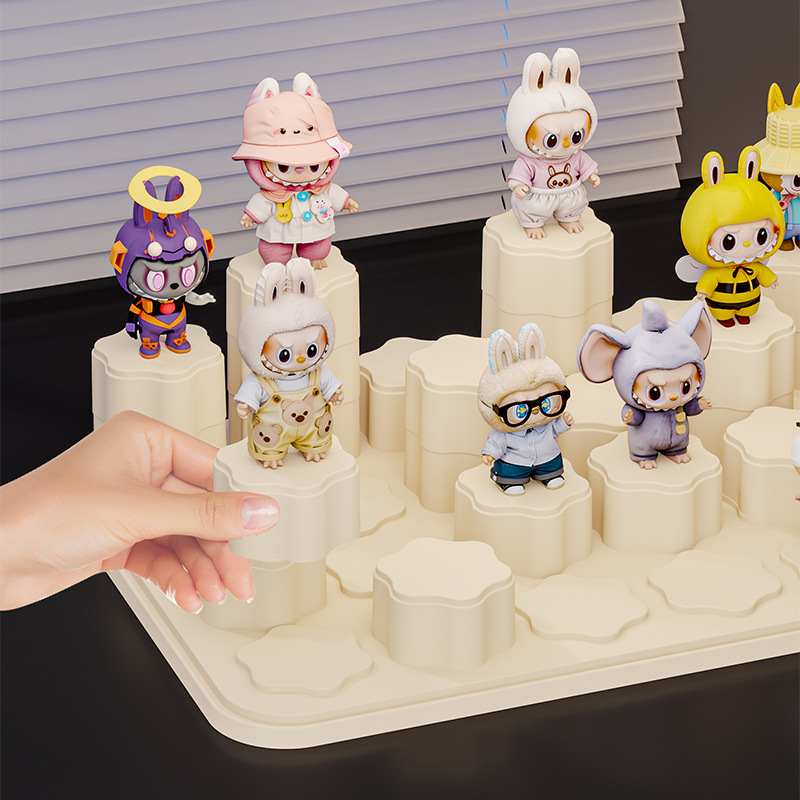 Prilagodljiva kutija za pohranu Blind Box za LEGO figurice — stolni akrilni vitrin s zaštitom od prašine (Bubble Mart izložba)