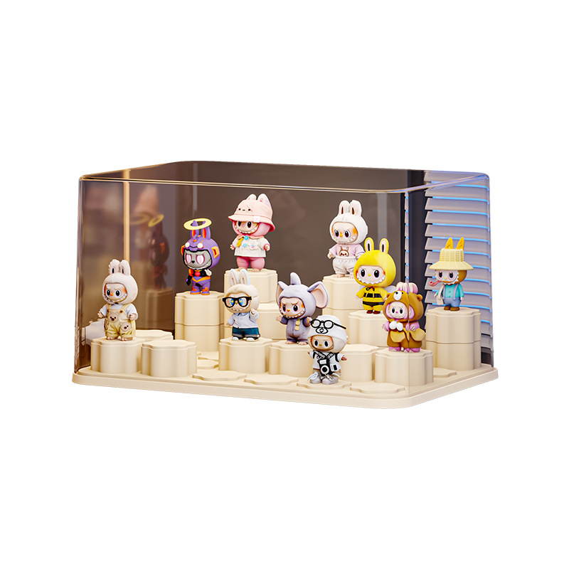 Prilagodljiva kutija za pohranu Blind Box za LEGO figurice — stolni akrilni vitrin s zaštitom od prašine (Bubble Mart izložba)