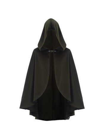 Srednjovjekovni veluru ogrtač s kapuljom za cosplay, konvencije i nastupe